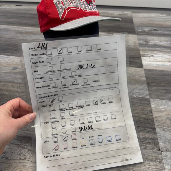 Vintage Wisconsin Badgers Red Gray Mens OS Snapback Bucky NCAA Wave G Cap Hat - Picture 7 of 7